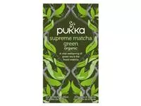 Een Thee Pukka supreme matcha green tea 20 zakjes koop je bij Totaal Kantoor Goeree