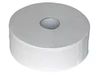 Een Toiletpapier Euro Products P4 maxi jumbo 2l 380m wit 240038 koop je bij Van Leeuwen Boeken- en kantoorartikelen
