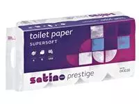 Een Toiletpapier Satino Prestige 4-laags 150vel wit 043030 koop je bij Van Leeuwen Boeken- en kantoorartikelen
