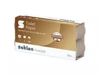 Een Toiletpapier Satino PureSoft MT1 3-laags 250vel naturel 076970 koop je bij Van Hoye Kantoor BV