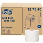 Een Toiletpapier Tork Mid-size T6 Universal 1-laags 135m wit 127540 koop je bij KantoorProfi België BV