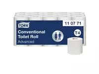 Een Toiletpapier Tork T4 Advanced 2-laags 400 vel 110771 koop je bij Totaal Kantoor Goeree