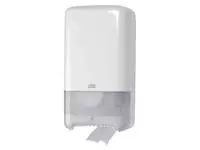Een Toiletpapierdispenser Tork Twin Mid-size T6 Elevation wit 557500 koop je bij KantoorProfi België BV