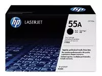 Een Cartouche toner HP CE255A 55A noir koop je bij Van Hoye Kantoor BV