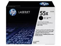 Een Cartouche toner HP CE255X 55X noir koop je bij Van Hoye Kantoor BV