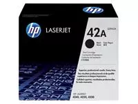 Een Cartouche toner HP Q5942A 42A noir koop je bij Van Hoye Kantoor BV