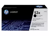 Een Cartouche toner HP Q7553X 53X noir koop je bij Van Hoye Kantoor BV