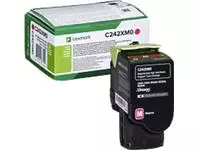 Een Tonercartridge Lexmark C242XM0 rood koop je bij Goedkope Kantoorbenodigdheden