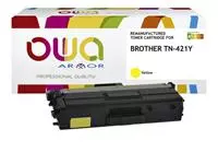 Een Toner OWA alternatief tbv Brother TN-421Y geel koop je bij L&amp;N Partners voor Partners B.V.