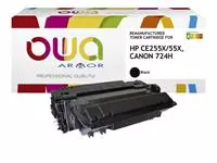 Een Tonercartridge OWA alternatief tbv HP CE255X zwart koop je bij Omnia 4 Office