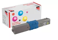 Toner Quantore alternatief tbv Oki 46490605 geel