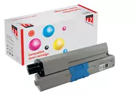 Toner Quantore alternatief tbv Oki 46490608 zwart