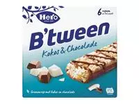 Een Tussendoortje Hero B&#39;tween kokos chocolade 6pack reep 25gr koop je bij Van Leeuwen Boeken- en kantoorartikelen
