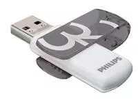 Een USB-STICK PHILIPS VIVID KEY TYPE 32GB 2.0 GRIJS koop je bij Kantoorvakhandel van der Heijde