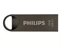 Een USB-stick 3.1 Philips Moon Space Grey 32GB koop je bij MV Kantoortechniek B.V.