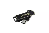 Een USB-stick Integral 3.0 Secure 360 128GB zwart koop je bij L&amp;N Partners voor Partners B.V.