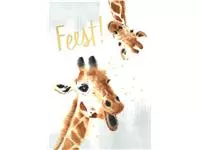 Een Uitnodiging Giraf 14x9cm koop je bij Van Leeuwen Boeken- en kantoorartikelen