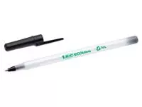 Een Balpen Bic ecolutions round stic medium zwart koop je bij Totaal Kantoor Goeree