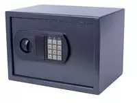 Een Kluis Pavo elektronisch 350x250x250mm donkergrijs koop je bij EconOffice