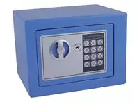 Een Kluis Pavo mini elektronisch 230x170x170mm blauw koop je bij L&N Partners voor Partners B.V.