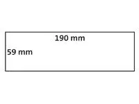 Een Etiket Dymo LabelWriter industrieel 59x190mm 1 rol á 170 stuks wit koop je bij MV Kantoortechniek B.V.
