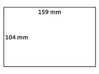 Etiket Dymo LabelWriter 5XL verzendlabel 104x159mm 1 rol á 220 stuks wit