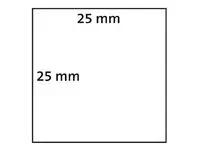 Een Etiket Dymo LabelWriter multifunctioneel 25x25mm 1 rol á 750 stuks wit koop je bij Van Leeuwen Boeken- en kantoorartikelen