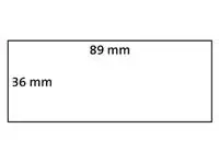 Een Etiket Dymo LabelWriter adressering 36x89mm 2 rollen á 260 stuks wit koop je bij KantoorProfi België BV