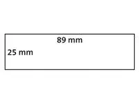 Een Etiket Dymo LabelWriter industrieel 25x89mm 2 rollen á 350 stuks wit koop je bij MV Kantoortechniek B.V.