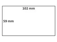 Een Etiket Dymo LabelWriter 5XL verzendlabel 59x102mm 2 rollen á 575 stuks wit koop je bij MV Kantoortechniek B.V.