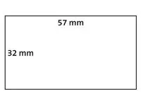 Een Etiket Dymo LabelWriter multifunctioneel 32x57mm 1 rol á 1000 stuks wit koop je bij KantoorProfi België BV