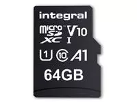 Geheugenkaart Integral microSDXC V10 64GB