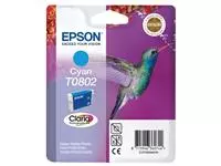 Inktcartridge Epson T0802 blauw