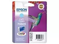 Inktcartridge Epson T0805 lichtblauw