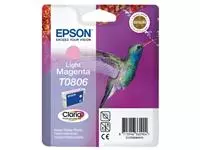 Een Inktcartridge Epson T0806 lichtrood koop je bij Goedkope Kantoorbenodigdheden