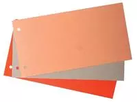 Een Scheidingsstrook Quantore 230x120mm oranje koop je bij Van Leeuwen Boeken- en kantoorartikelen