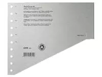 Een Scheidingsbladen Leitz A4 karton 200gr 11-gaats grijs koop je bij L&N Partners voor Partners B.V.