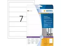 Een Rugetiket HERMA 10155 smal 38x192mm verwijderbaar wit koop je bij Unimark Office B.V.