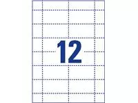 Een Badgekaart Avery L4726-20 40x75mm microperforatie koop je bij Kantoorvakhandel van der Heijde