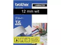 Labeltape Brother P-touch TZE-335 12mm wit op zwart