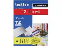 Buy your Labeltape Brother P-touch TZE-435 12mm wit op rood at QuickOffice BV