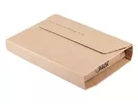 Een Wikkelverpakking CleverPack ringband zelfklevend bruin pak à 25 stuks koop je bij KantoorProfi België BV