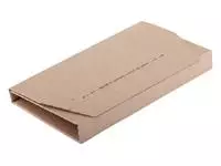 Een Wikkelverpakking CleverPack A5 zelfklevend bruin pak à 25 stuks koop je bij Van Leeuwen Boeken- en kantoorartikelen