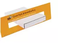 Een Brievenbusbox CleverPack A4 350x230x26mm karton wit pak à 5 stuks koop je bij L&N Partners voor Partners B.V.