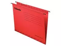 Een Hangmap Esselte Classic folio V-bodem 382x240mm rood koop je bij MV Kantoortechniek B.V.
