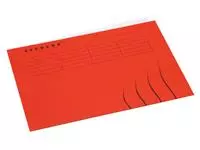 Een Vouwmap Secolor A4 gelijk 225gr rood koop je bij L&N Partners voor Partners B.V.