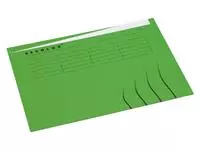 Een Vouwmap Secolor A4 ongelijk 225gr groen koop je bij EconOffice