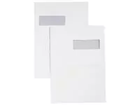 Een Envelop Hermes akte EA4 220x312mm venster links 4x11cm zelfklevend wit doos à 250 stuks koop je bij EconOffice