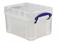 Een Opbergbox Really Useful 3 liter 245x180x160mm koop je bij Totaal Kantoor Goeree