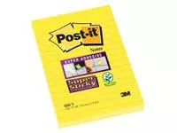 Een Memoblok 3M Post-it 660 Super Sticky 102x152 geel met lijn koop je bij EconOffice